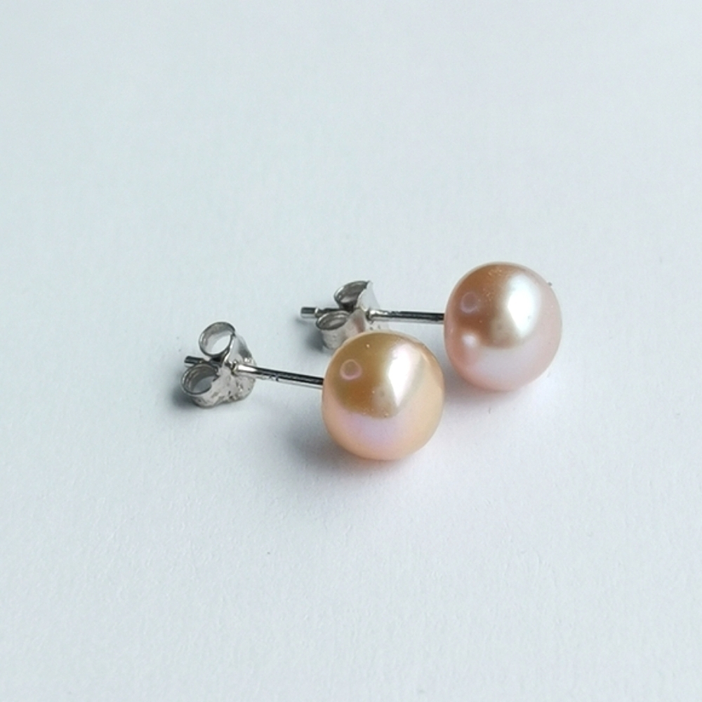 9mm Blush Pink freshwater Sterling Silver 🆕